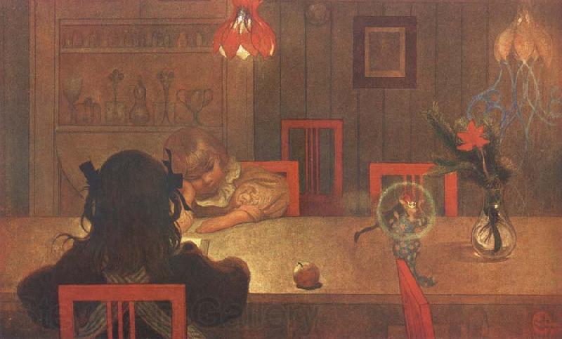 Carl Larsson Fairy Tales Norge oil painting art